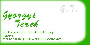 gyorgyi terch business card